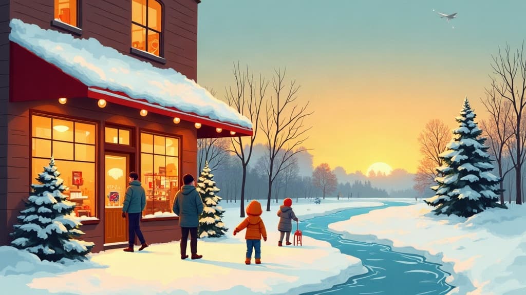 Editorial illustration: Kid-Friendly Restaurants in Grand Forks