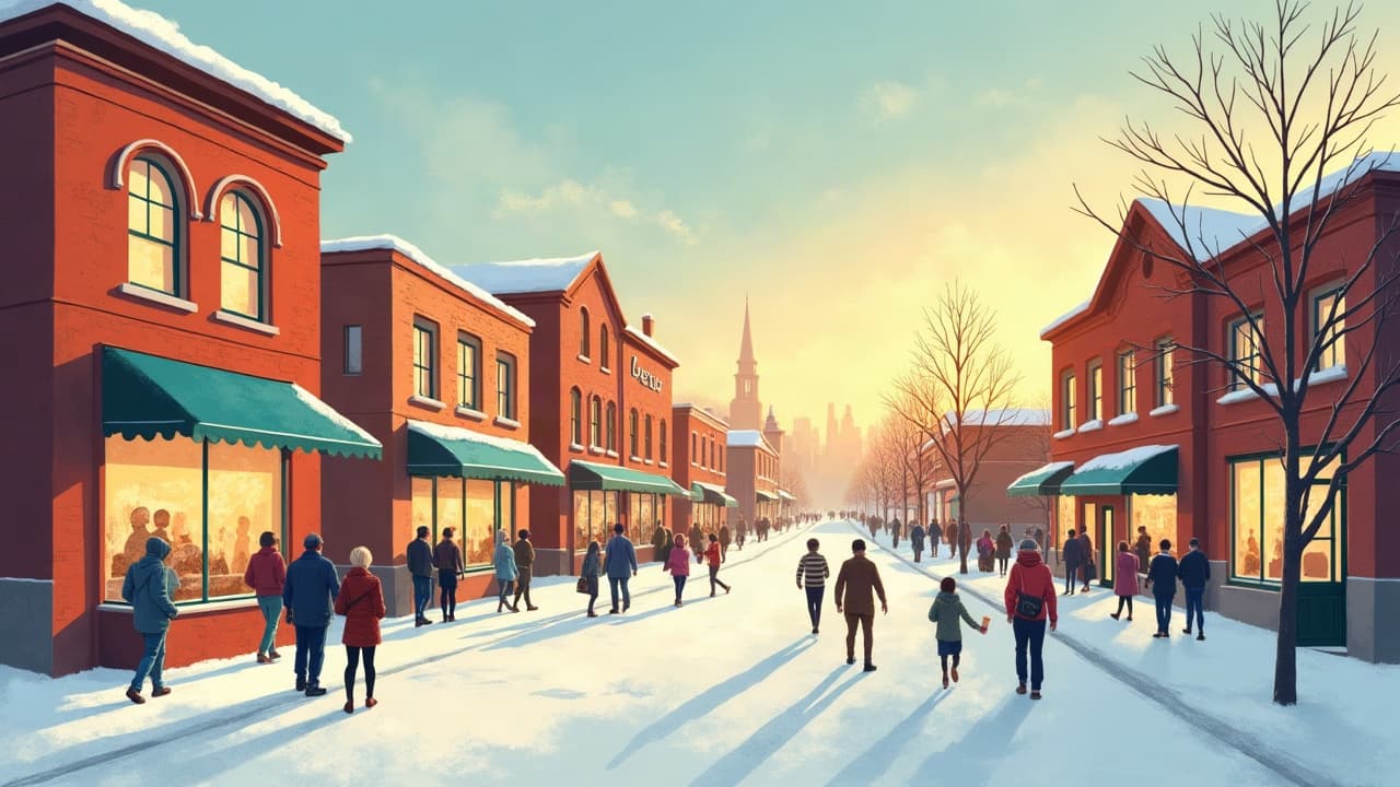 Editorial illustration: Ice Cream and Dessert Shops in Grand Forks