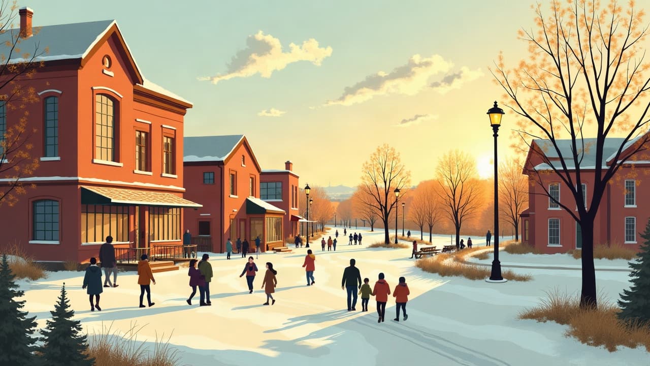 Editorial illustration: Museums and Attractions in Grand Forks
