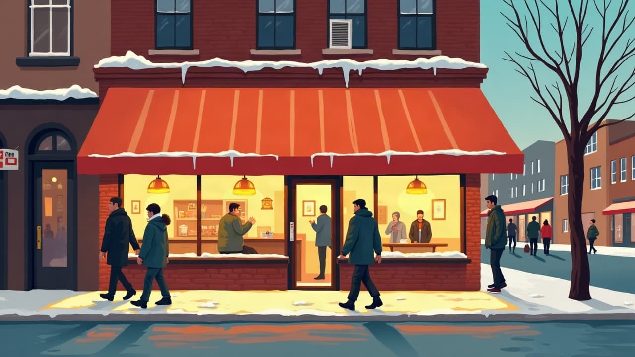 Editorial illustration: Cheap Eats in Grand Forks