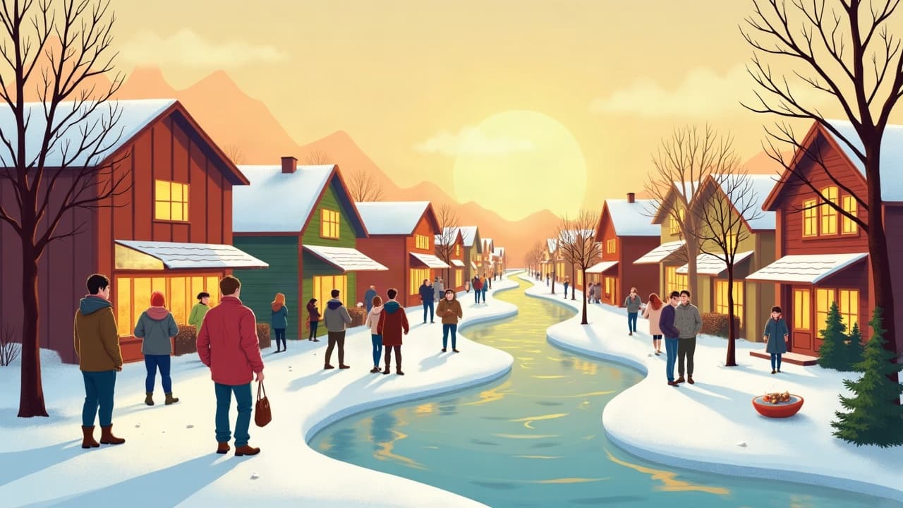 Editorial illustration: Best Lunch Spots in Grand Forks